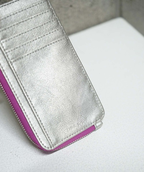 TINA:JOJUN(ティーナジョジュン)の「ハートスタッズ カードケース TINA:JOJUN(カードケース・レディース・ブラック/オレンジ/シルバー/ボルドー・F)」の9枚目の写真