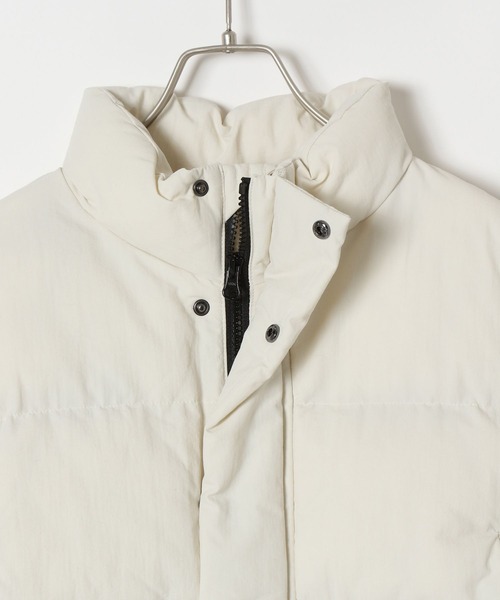 LOWRYS FARM（ローリーズファーム）の「エアサーマルスタンドブルゾン　298172（ダウンジャケット/コート・キッズ・アイボリー/ブラック・150cm/160cm）」の7枚目の写真