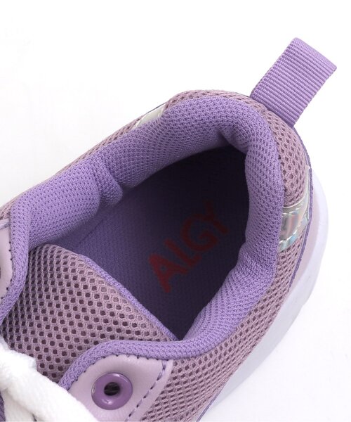 algy（アルジー）の「エア底ロゴテープスニーカー（スニーカー・キッズ・ラベンダー/ブラック・23/24/21/22/20）」の5枚目の写真