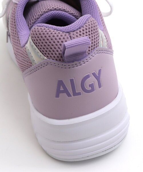 algy（アルジー）の「エア底ロゴテープスニーカー（スニーカー・キッズ・ラベンダー/ブラック・23/24/21/22/20）」の6枚目の写真