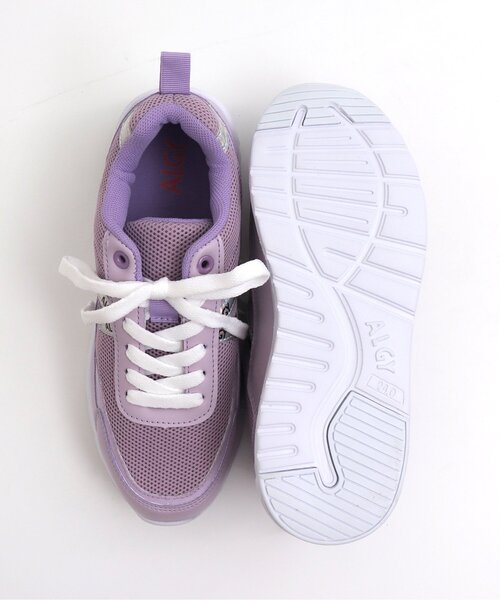 algy（アルジー）の「エア底ロゴテープスニーカー（スニーカー・キッズ・ラベンダー/ブラック・23/24/21/22/20）」の11枚目の写真
