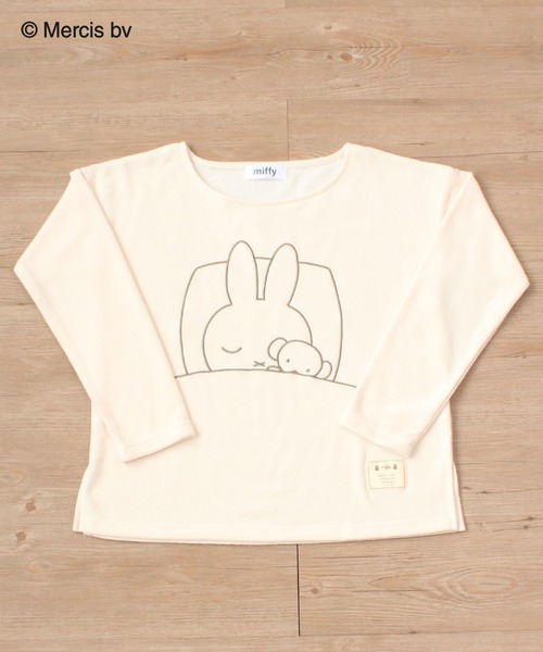 Miffy（ ミッフィー）の「【Miffy】ミッフィーフェイス刺繍 パイル地ルームウェアセット（ルームウェア/パジャマ・レディース・アイボリー/チャコールグレー/ピンク・M/L）」の21枚目の写真