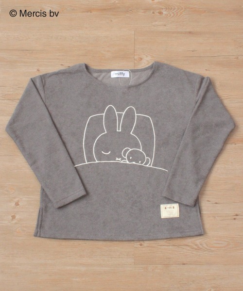 Miffy（ ミッフィー）の「【Miffy】ミッフィーフェイス刺繍 パイル地ルームウェアセット（ルームウェア/パジャマ・レディース・アイボリー/チャコールグレー/ピンク・M/L）」の18枚目の写真