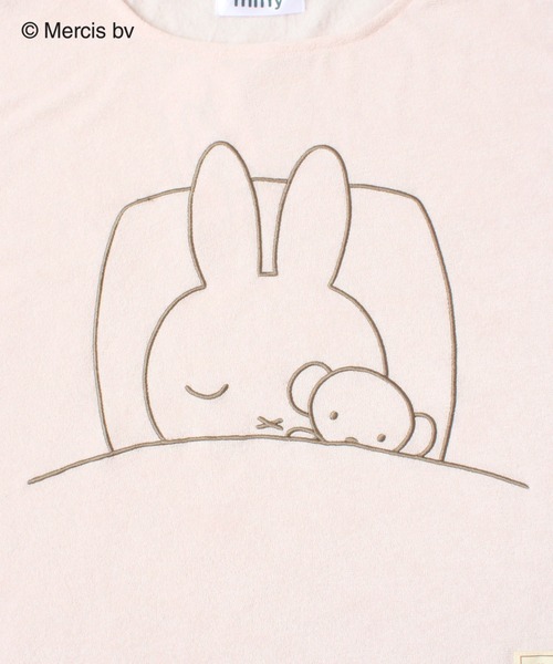 Miffy（ ミッフィー）の「【Miffy】ミッフィーフェイス刺繍 パイル地ルームウェアセット（ルームウェア/パジャマ・レディース・アイボリー/チャコールグレー/ピンク・M/L）」の8枚目の写真