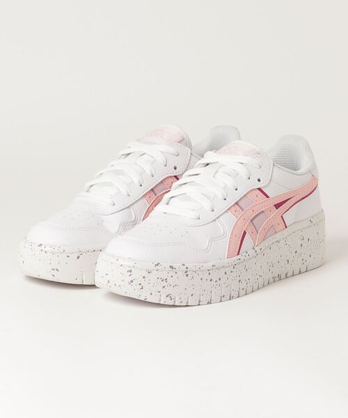 ASICS(アシックス)の「JAPAN S PF (ジャパン エス ピーエフ)(スニーカー・レディース・ホワイト×ライトピンク・25/25.5/23.5/24.5/26/24/23/22.5)」の4枚目の写真