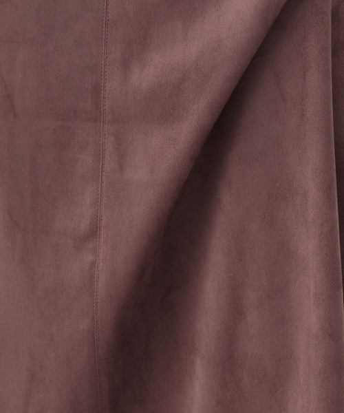 A part by（アパートバイ）の「フェイクスウェードスカート　345102（スカート・レディース・ブラウン/ベージュ/オレンジ・MEDIUM/LARGE）」の20枚目の写真