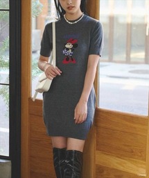 REDYAZEL | ミニーマウス/ニットワンピース(ワンピース)