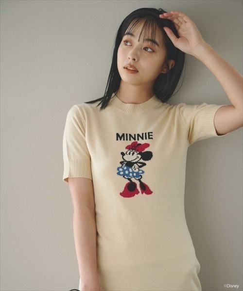 REDYAZEL（レディアゼル）の「ミニーマウス/ニットワンピース（ワンピース・レディース・チャコールグレー/ライトグレー/ライトベージュ・FREE）」の19枚目の写真