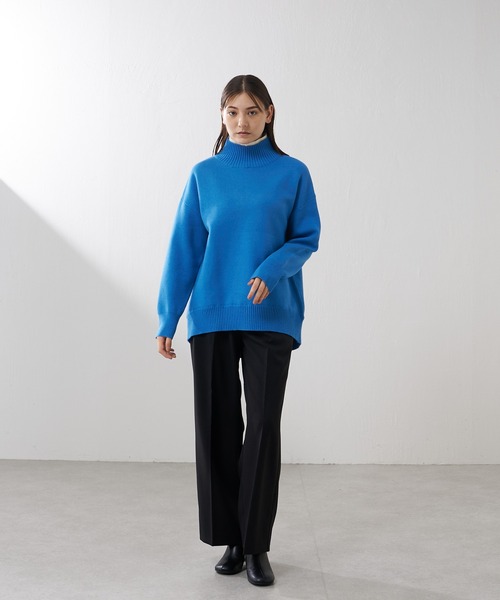 Lui's(ルイス)の「【カタログ掲載アイテム】ツイルワイドパンツ(セットアップ対応)(その他パンツ・レディース・カーキ/ブラック・38/36)」の7枚目の写真