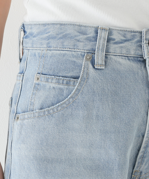 JOINT WORKS(ジョイントワークス)の「ダメージ ワイドパンツ(デニムパンツ・レディース・ブラック/ブルー系その他・SMALL/MEDIUM/LARGE)」の6枚目の写真