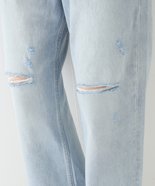 JOINT WORKS(ジョイントワークス)の「ダメージ ワイドパンツ(デニムパンツ・レディース・ブラック/ブルー系その他・SMALL/MEDIUM/LARGE)」の17枚目の写真