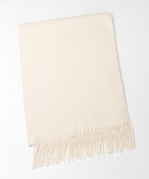 PAGEBOY（ページボーイ）の「無地ストール（ストール/ショール・レディース・オフホワイト/ターコイズブルー/ブラック/グレイッシュベージュ・FREE）」の11枚目の写真