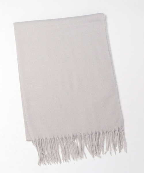 PAGEBOY（ページボーイ）の「無地ストール（ストール/ショール・レディース・オフホワイト/ターコイズブルー/ブラック/グレイッシュベージュ・FREE）」の13枚目の写真