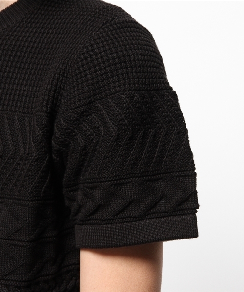 HARE(ハレ)の「ジャガードアミキリカエニットプルオーバー(HARE)(ニット/セーター・メンズ・オフホワイト/ブラック/ベージュ・SMALL/LARGE/MEDIUM)」の11枚目の写真