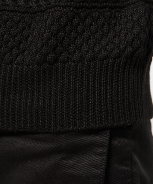 HARE(ハレ)の「ジャガードアミキリカエニットプルオーバー(HARE)(ニット/セーター・メンズ・オフホワイト/ブラック/ベージュ・SMALL/LARGE/MEDIUM)」の12枚目の写真