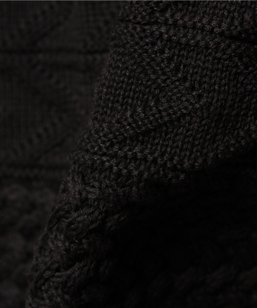 HARE(ハレ)の「ジャガードアミキリカエニットプルオーバー(HARE)(ニット/セーター・メンズ・オフホワイト/ブラック/ベージュ・SMALL/LARGE/MEDIUM)」の13枚目の写真