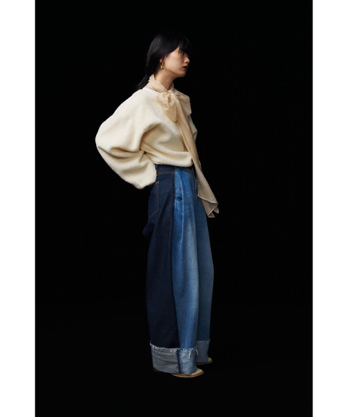 mici（ミチ）の「(mici)ウールボアプルオーバー（スウェット・レディース・パープル/ホワイト系その他・ONE SIZE）」の14枚目の写真