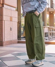 MONO-MART LADY'S | ハイウエストタックワイドバルーンカーゴパンツ(カーゴパンツ)
