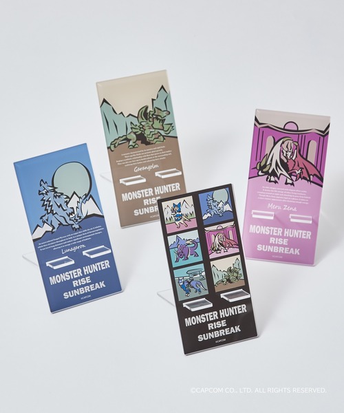 CIAOPANIC TYPY(チャオパニックティピー)の「【ZOZO先行予約】【モンハン ライズ:サンブレイク × TYPY】アクリルマルチスタンド(スマホグッズ・メンズ・ブラック/ピンク/オリーブ/ブルー・ONE SIZE)」の6枚目の写真