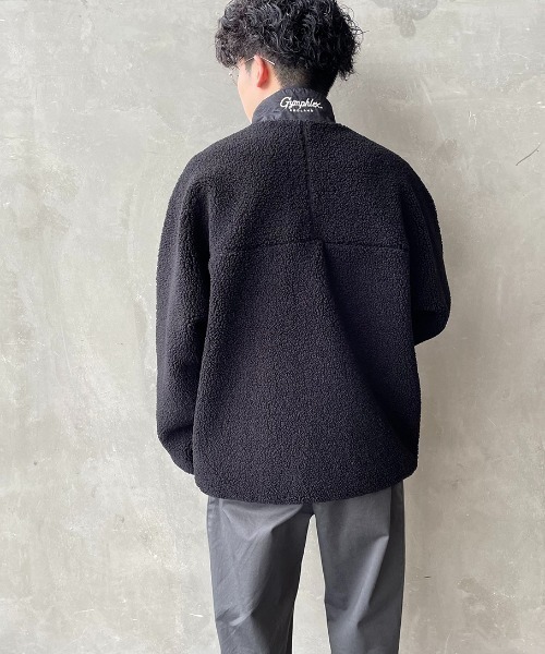 セール】[GYMPHLEX/ジムフレックス] COZY LIGHT スタンドネック ボア