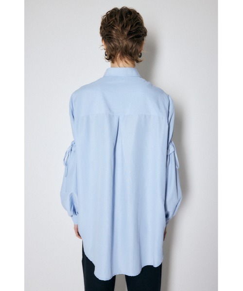 MOUSSY（マウジー）の「MULTI GATHER SLEEVE シャツ（シャツ/ブラウス・レディース・ライトピンク/ライトブルー/ホワイト・FREE）」の12枚目の写真