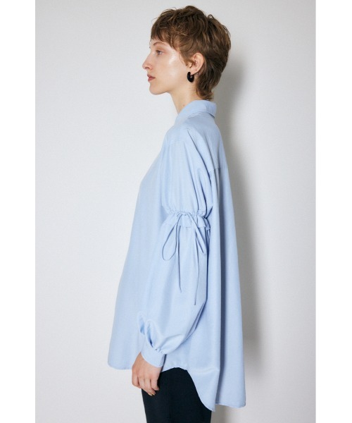 MOUSSY（マウジー）の「MULTI GATHER SLEEVE シャツ（シャツ/ブラウス・レディース・ライトピンク/ライトブルー/ホワイト・FREE）」の13枚目の写真
