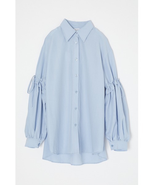 MOUSSY（マウジー）の「MULTI GATHER SLEEVE シャツ（シャツ/ブラウス・レディース・ライトピンク/ライトブルー/ホワイト・FREE）」の15枚目の写真