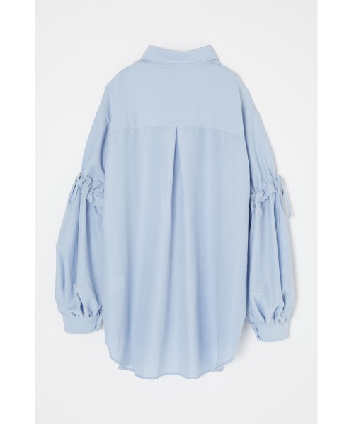 MOUSSY（マウジー）の「MULTI GATHER SLEEVE シャツ（シャツ/ブラウス・レディース・ライトピンク/ライトブルー/ホワイト・FREE）」の16枚目の写真