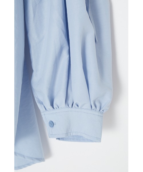 MOUSSY（マウジー）の「MULTI GATHER SLEEVE シャツ（シャツ/ブラウス・レディース・ライトピンク/ライトブルー/ホワイト・FREE）」の20枚目の写真