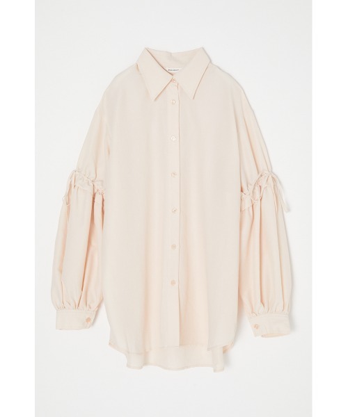 MOUSSY（マウジー）の「MULTI GATHER SLEEVE シャツ（シャツ/ブラウス・レディース・ライトピンク/ライトブルー/ホワイト・FREE）」の7枚目の写真