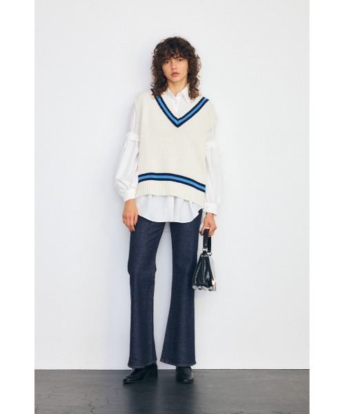 MOUSSY（マウジー）の「MULTI GATHER SLEEVE シャツ（シャツ/ブラウス・レディース・ライトピンク/ライトブルー/ホワイト・FREE）」の9枚目の写真