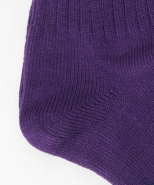 green label relaxing（グリーンレーベルリラクシング）の「GLR 22FW リブ ソックス（ソックス/靴下・メンズ・オフホワイト/グレー/ダークブラウン/ダークグリーン/パープル/ネイビー/レッド・FREE）」の11枚目の写真