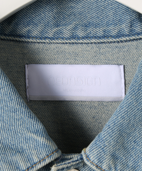 NEONSIGN(ネオンサイン)の「【NEONSIGN / ネオンサイン】DROP SLEEVE DENIM JACKET USED(デニムジャケット・メンズ・ブルー系その他・46)」の15枚目の写真