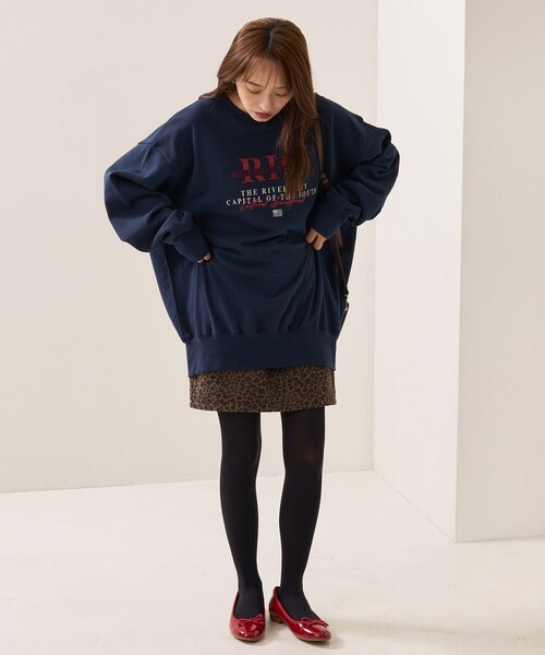 FREAK'S STORE(フリークスストア)の「RICロゴ刺繍スウェット(スウェット・レディース・ホワイト/グレー/ネイビー・フリ-)」の9枚目の写真