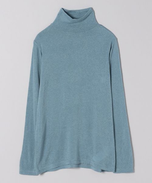 JEANASIS(ジーナシス)の「テンセルウールハイネックLS/167922(Tシャツ/カットソー・レディース・ブルー/ブラック系その他/オフホワイト/グリーン/ライトブルー/パープル/ライトグリーン/パープル系その他・FREE)」の6枚目の写真