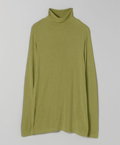 JEANASIS(ジーナシス)の「テンセルウールハイネックLS/167922(Tシャツ/カットソー・レディース・ブルー/ブラック系その他/オフホワイト/グリーン/ライトブルー/パープル/ライトグリーン/パープル系その他・FREE)」の4枚目の写真