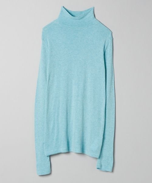 JEANASIS(ジーナシス)の「テンセルウールハイネックLS/167922(Tシャツ/カットソー・レディース・ブルー/ブラック系その他/オフホワイト/グリーン/ライトブルー/パープル/ライトグリーン/パープル系その他・FREE)」の5枚目の写真
