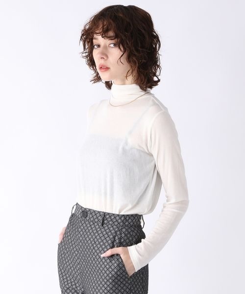 JEANASIS(ジーナシス)の「テンセルウールハイネックLS/167922(Tシャツ/カットソー・レディース・ブルー/ブラック系その他/オフホワイト/グリーン/ライトブルー/パープル/ライトグリーン/パープル系その他・FREE)」の13枚目の写真