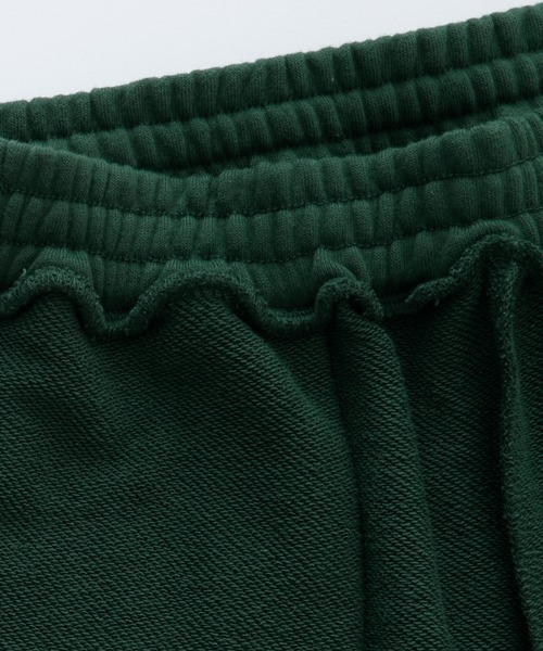 Chaco closet（チャコ クローゼット）の「センタータック裾スリットカットスウェットジョガーパンツ（スウェットパンツ・レディース・アイボリー/ブラック/レッド/グリーン/ネイビー・S/M）」の9枚目の写真