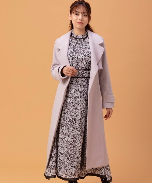 MISCH MASCH（ミッシュマッシュ）の「トレンチライクコート（ステンカラーコート・レディース・ブラック/ベージュ/モカ/ラベンダー・MEDIUM）」の13枚目の写真