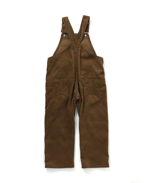 BREEZE（ブリーズ）の「スターサロペット（サロペット/オーバーオール・キッズ・ブラウン/オレンジ/ストライプ・90/100/110/120/80/130）」の9枚目の写真