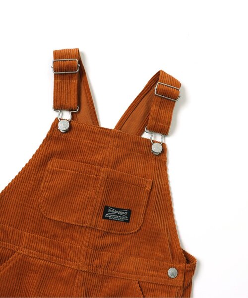 BREEZE（ブリーズ）の「スターサロペット（サロペット/オーバーオール・キッズ・ブラウン/オレンジ/ストライプ・90/100/110/120/80/130）」の16枚目の写真