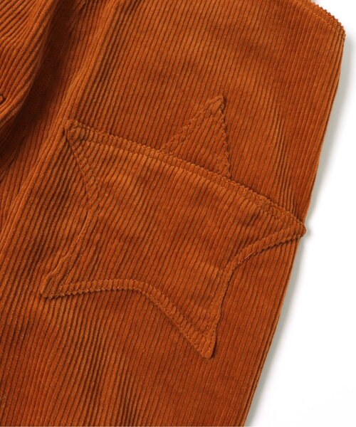 BREEZE（ブリーズ）の「スターサロペット（サロペット/オーバーオール・キッズ・ブラウン/オレンジ/ストライプ・90/100/110/120/80/130）」の21枚目の写真