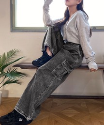 PRIVATE  BEACH | デニムカーゴパンツ(デニムパンツ)