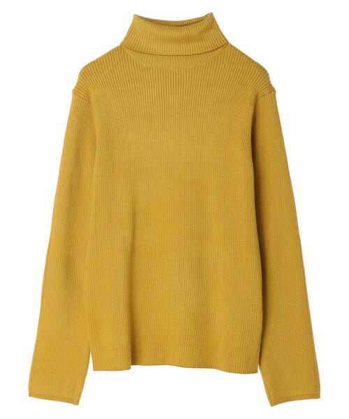 CRAFT STANDARD BOUTIQUE（クラフトスタンダードブティック）の「タートルリブニット（ニット/セーター・レディース・マスタード/アイボリー/レッド/チャコールグレー/ブラック・M/L）」の22枚目の写真