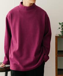 ハイネックリブカットソー