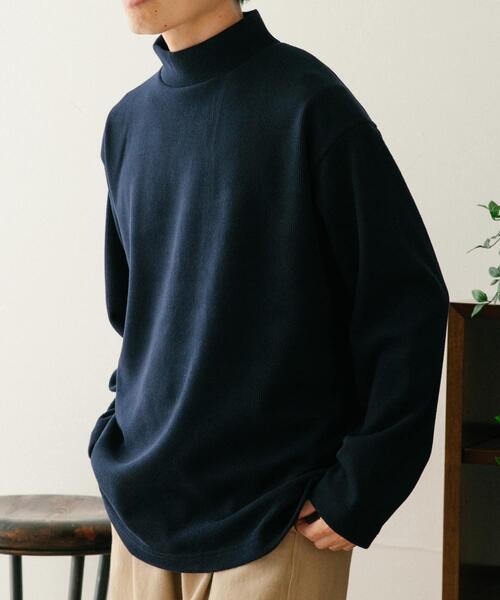 ITEMS URBANRESEARCH（アイテムズ アーバンリサーチ）の「ハイネックリブカットソー（Tシャツ/カットソー・メンズ・オフホワイト/グレー/ピンク/ネイビー・LARGE/MEDIUM）」の20枚目の写真