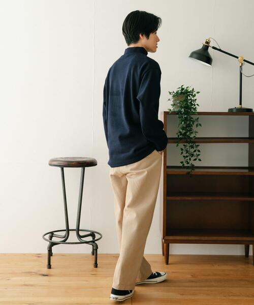 ITEMS URBANRESEARCH（アイテムズ アーバンリサーチ）の「ハイネックリブカットソー（Tシャツ/カットソー・メンズ・オフホワイト/グレー/ピンク/ネイビー・LARGE/MEDIUM）」の15枚目の写真