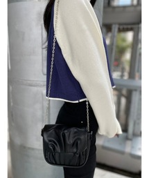 ENVYM | ギャザーチェーンショルダーＢＡＧ(ショルダーバッグ)