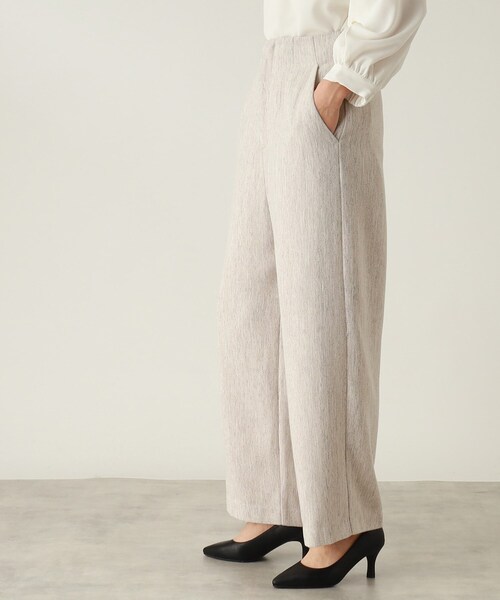 THE SHOP TK （ザ ショップ ティーケー ）の「◆【セレモニー/入卒/美脚/SETUP可】ミックスツイードワイドパンツ（その他パンツ・レディース・ネイビー系3/ベージュ系その他7・12/13/14）」の18枚目の写真